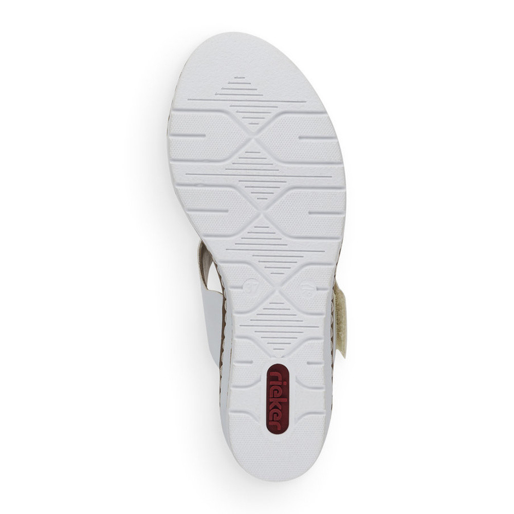 detail Dámské nazouváky RIEKER V38P5-80 bílá S1