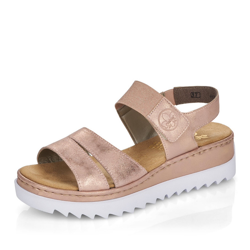 detail Dámské sandály RIEKER V4474-31 růžová S1