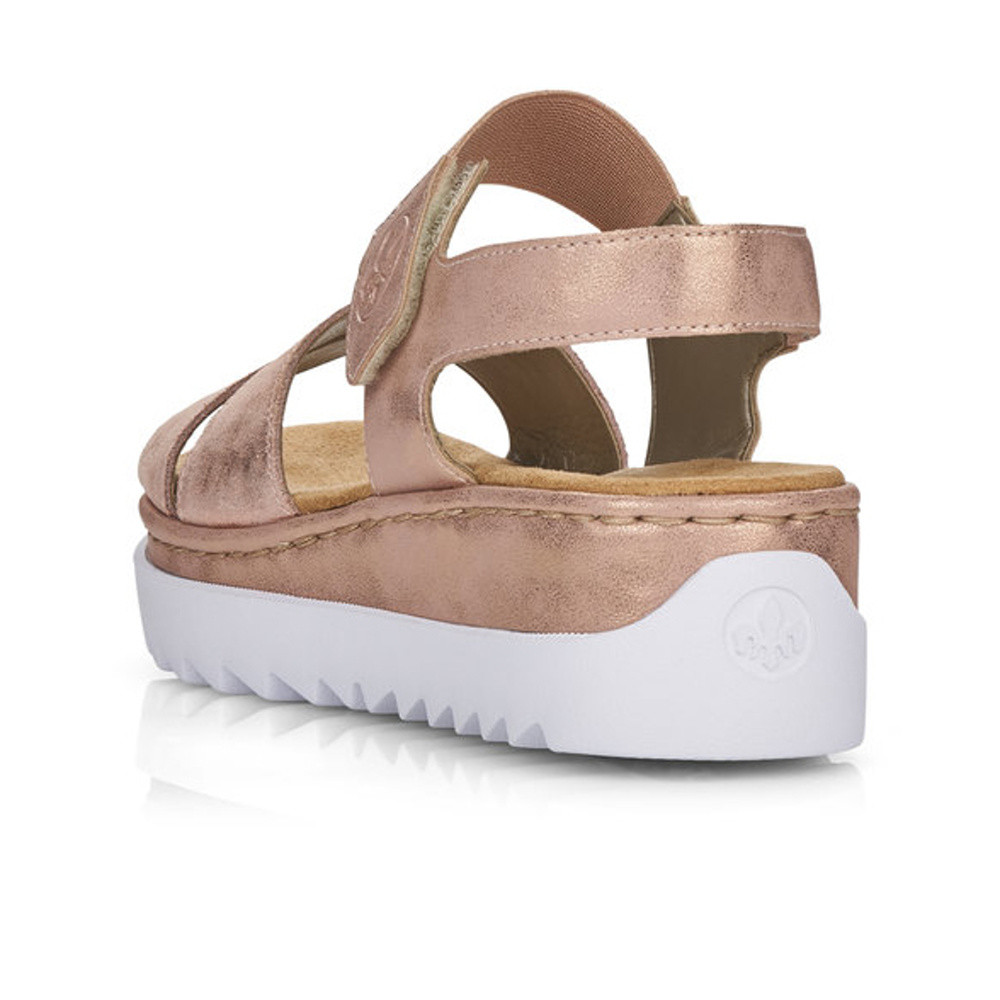 detail Dámské sandály RIEKER V4474-31 růžová S1