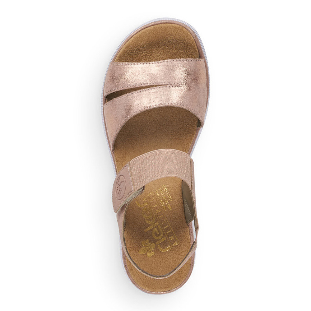 detail Dámské sandály RIEKER V4474-31 růžová S1