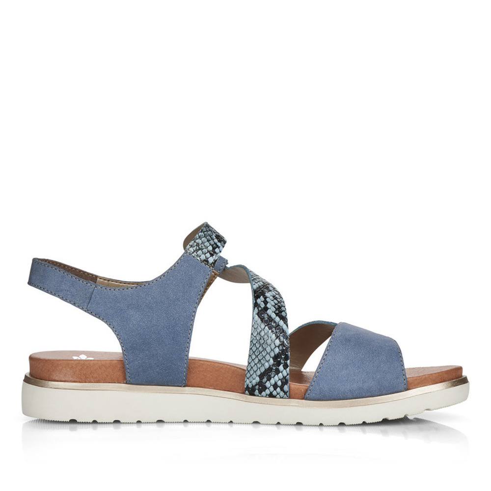 detail Dámské sandály RIEKER V5069-12 modrá S1