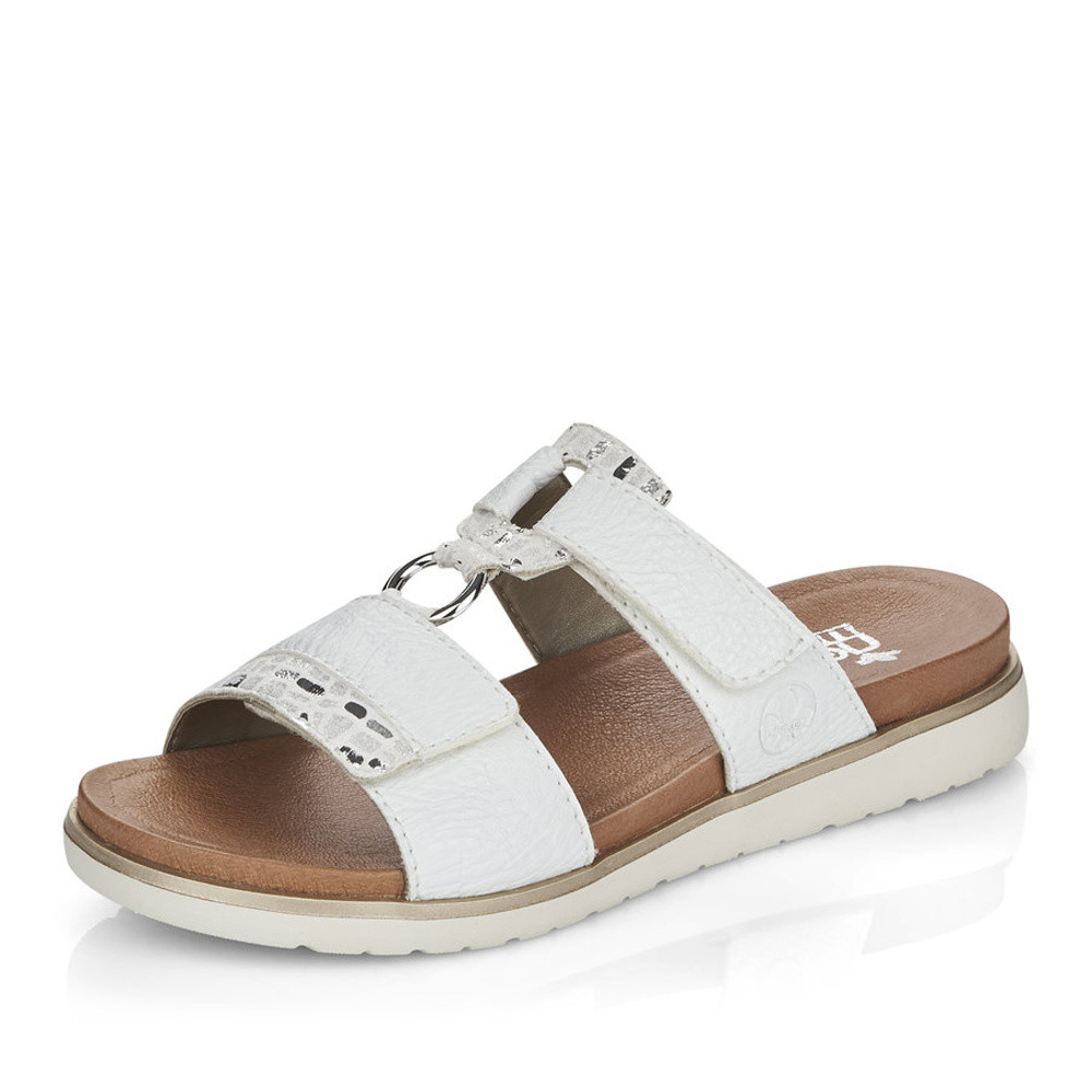 detail Dámské nazouváky RIEKER RIE-10200497-S1 bílá