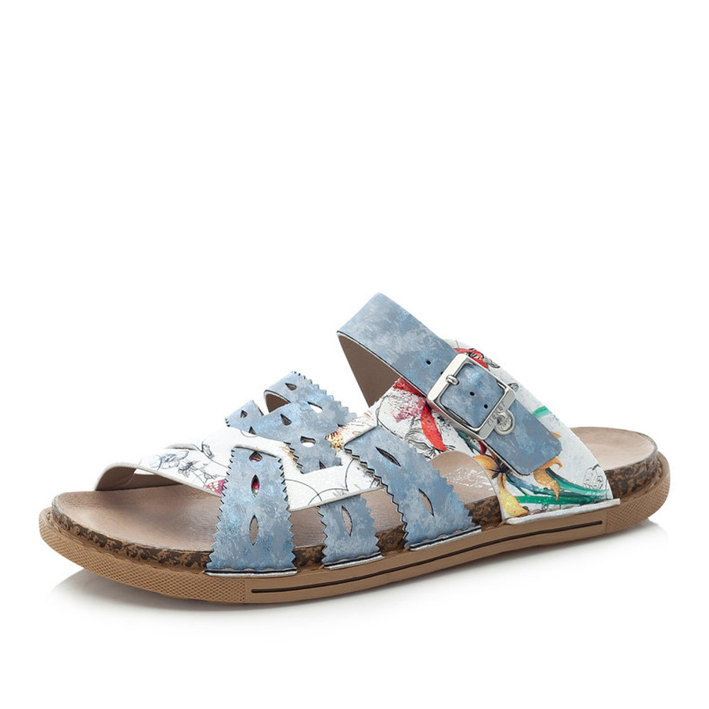 detail Dámské nazouváky RIEKER RIE-10200500-S1 modrá