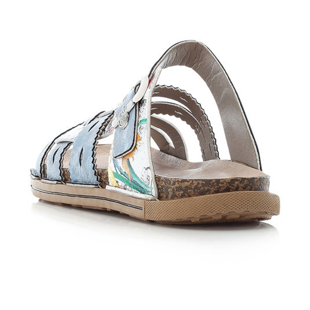 detail Dámské nazouváky RIEKER RIE-10200500-S1 modrá