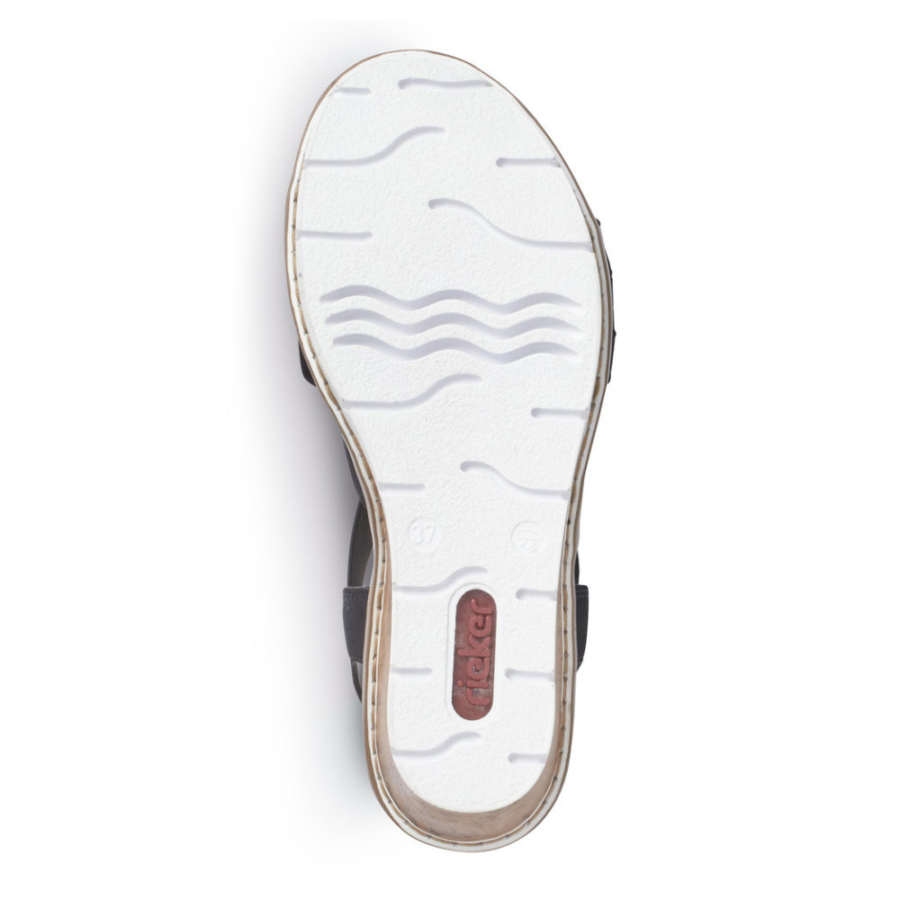 detail Dámske sandále RIEKER V55D8-00 čierna S1