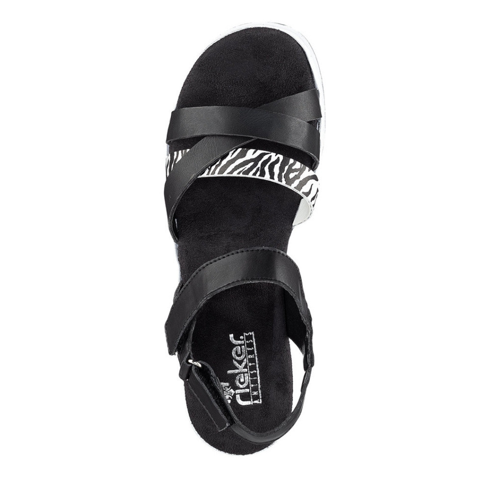 detail Dámské sandály RIEKER RIE-10200505-S1 černá