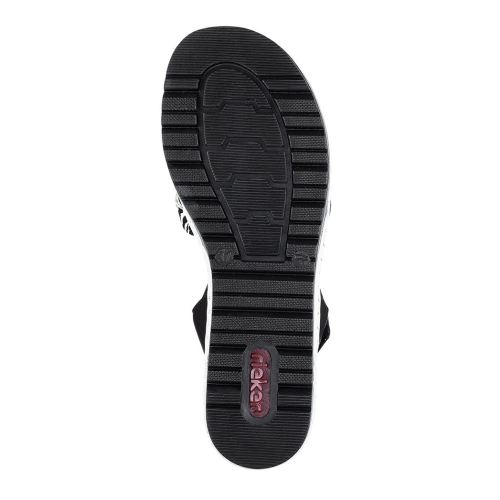 detail Dámské sandály RIEKER RIE-10200505-S1 černá