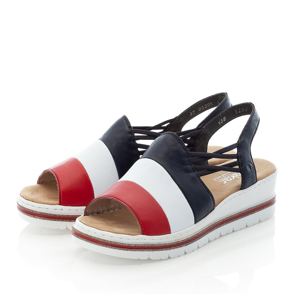 detail Dámské sandály RIEKER RIE-10200506-S1 červená