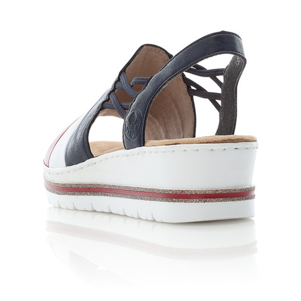 detail Dámské sandály RIEKER RIE-10200506-S1 červená