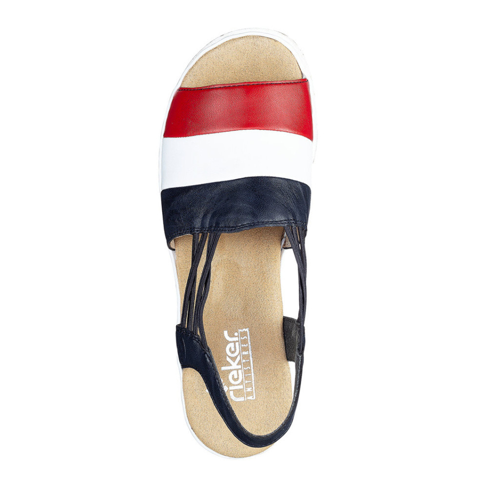 detail Dámské sandály RIEKER RIE-10200506-S1 červená