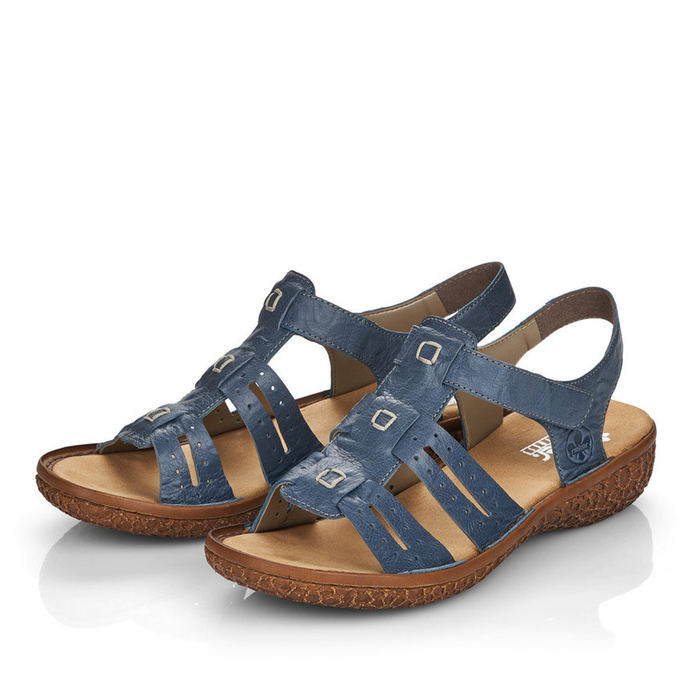 detail Dámské sandály RIEKER RIE-10200520-S2 modrá