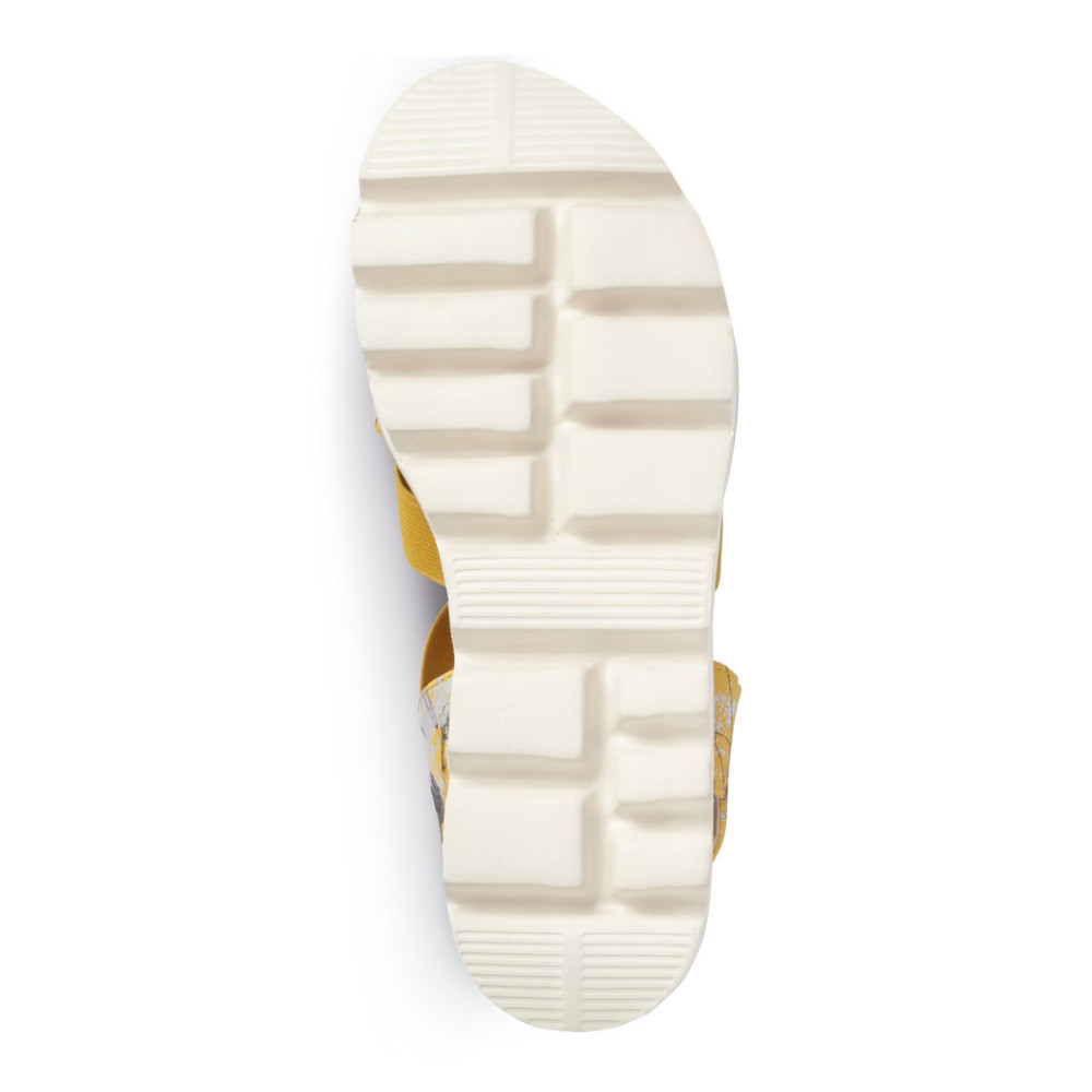 detail Dámské sandály RIEKER RIE-10200530-S1 žlutá