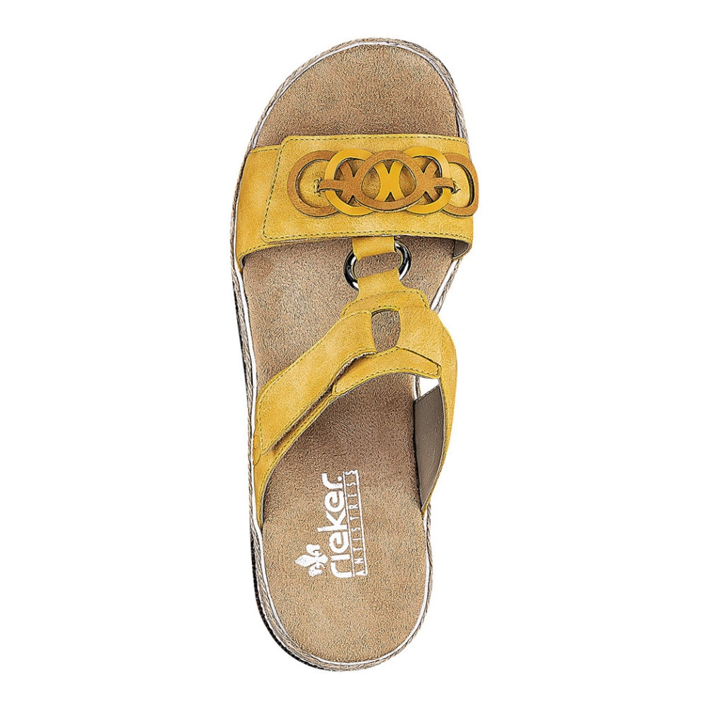 detail Dámské nazouváky RIEKER RIE-10200534-S2 žlutá