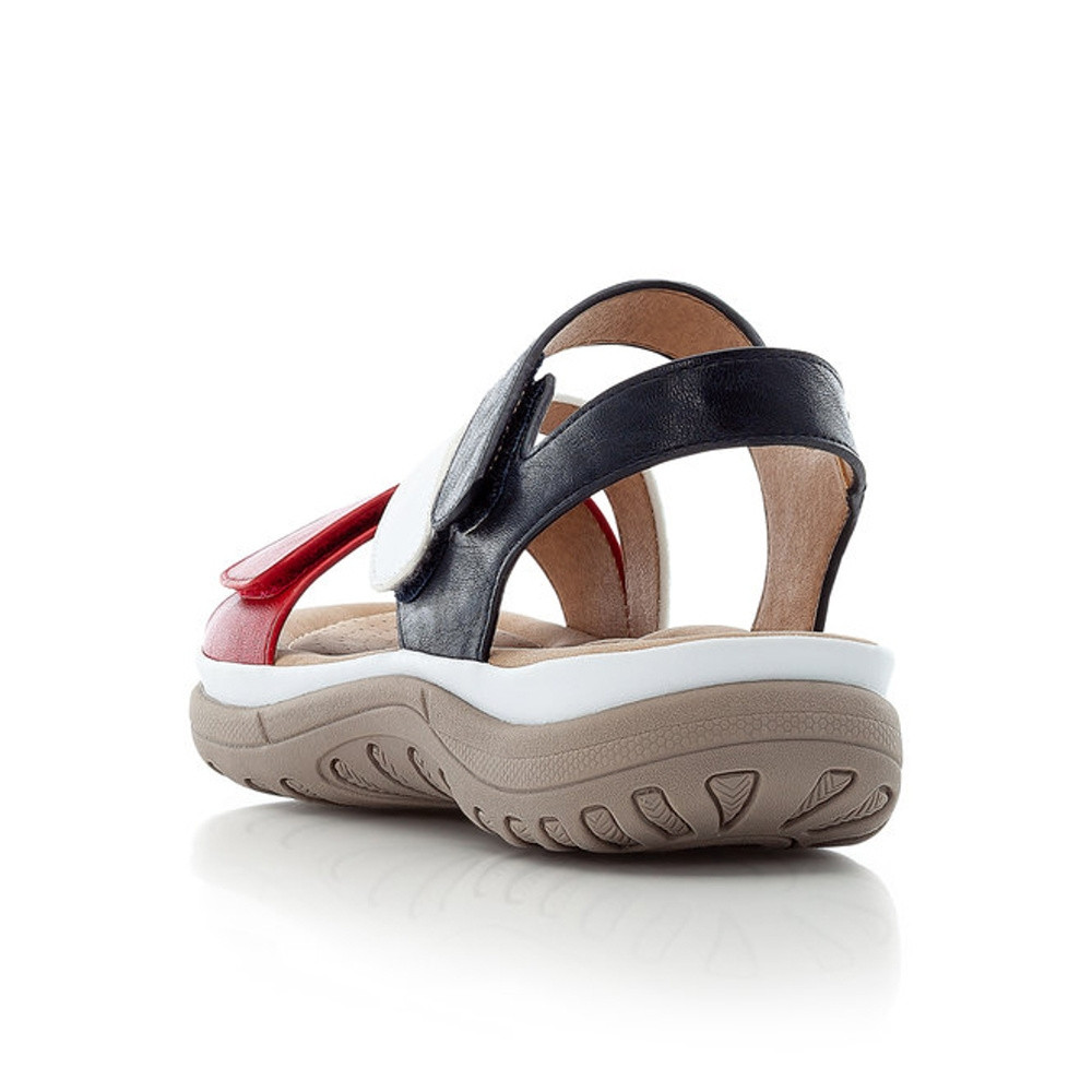 detail Dámské sandály RIEKER V8872-33 červená S1