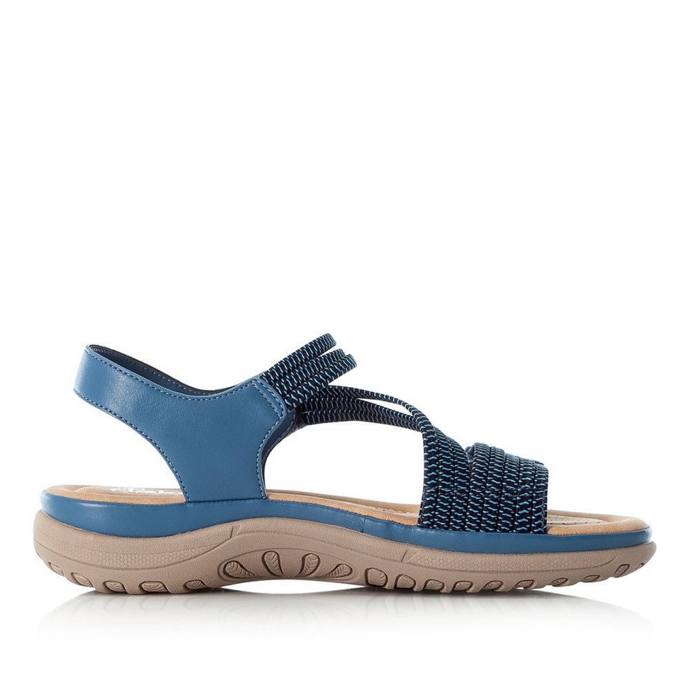 detail Dámské sandály RIEKER V8873-14 modrá S2