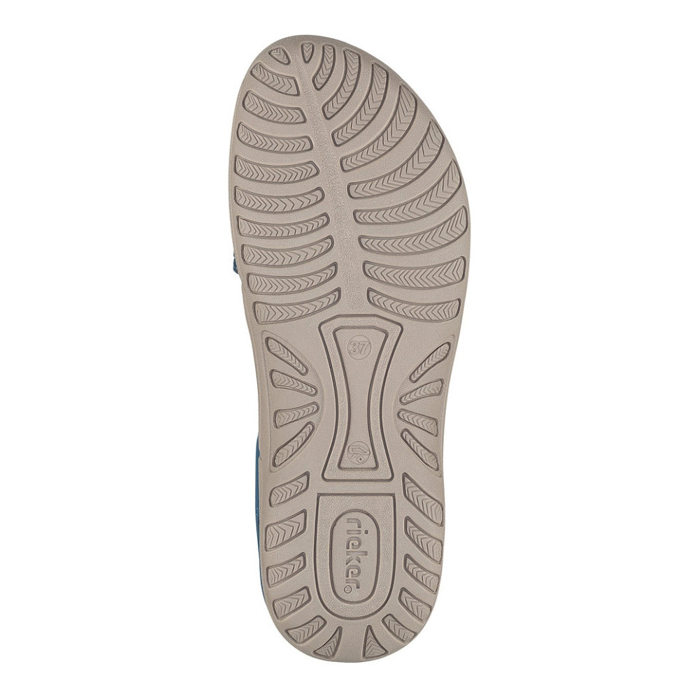 detail Dámské sandály RIEKER V8873-14 modrá S2