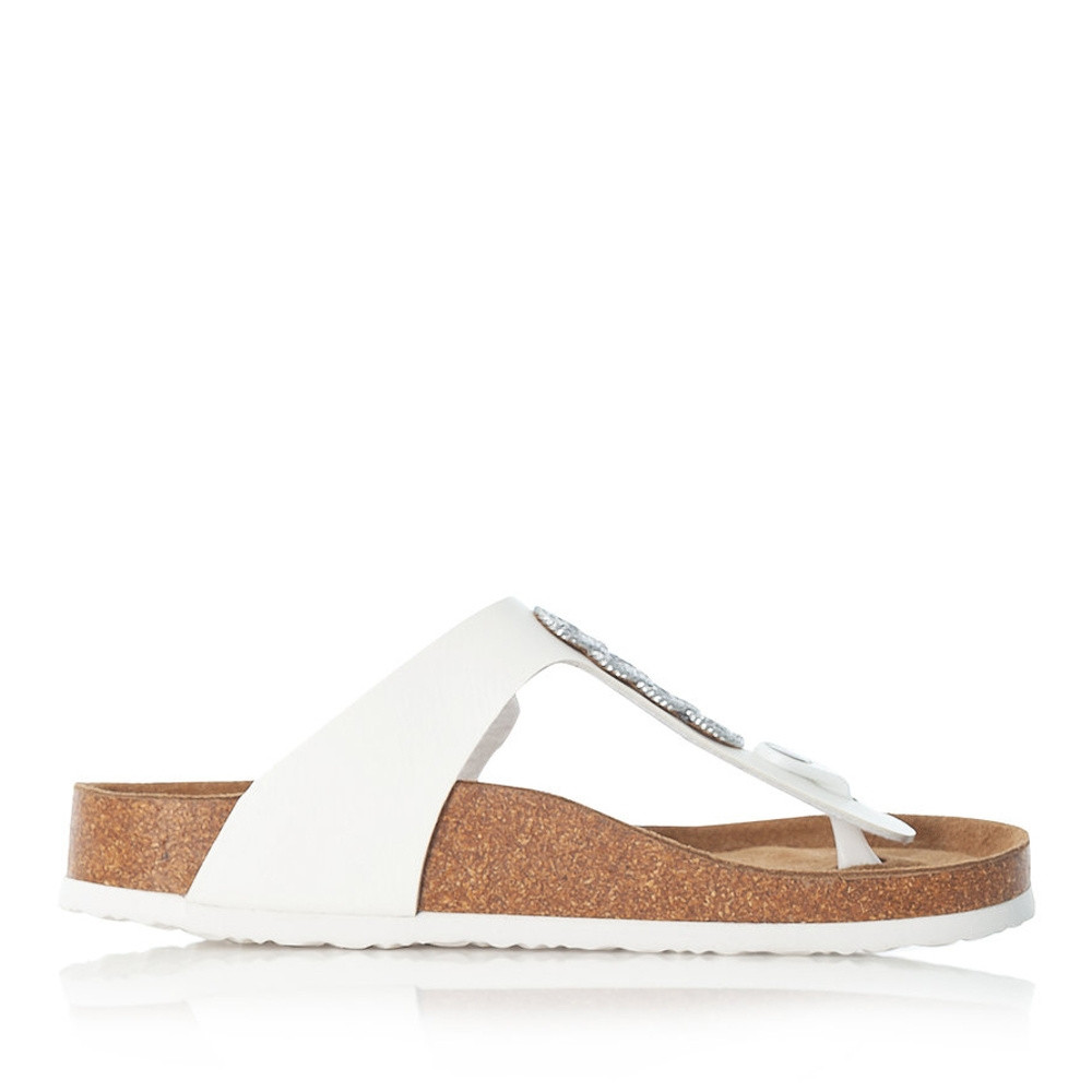 detail Dámské žabky RIEKER RIE-10200560-S1 bílá