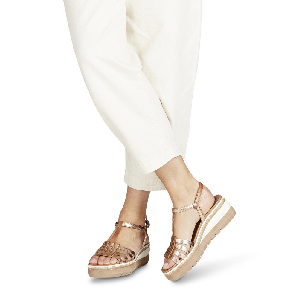 detail Dámské sandály TAMARIS TAM-10200749-S1 zlatá