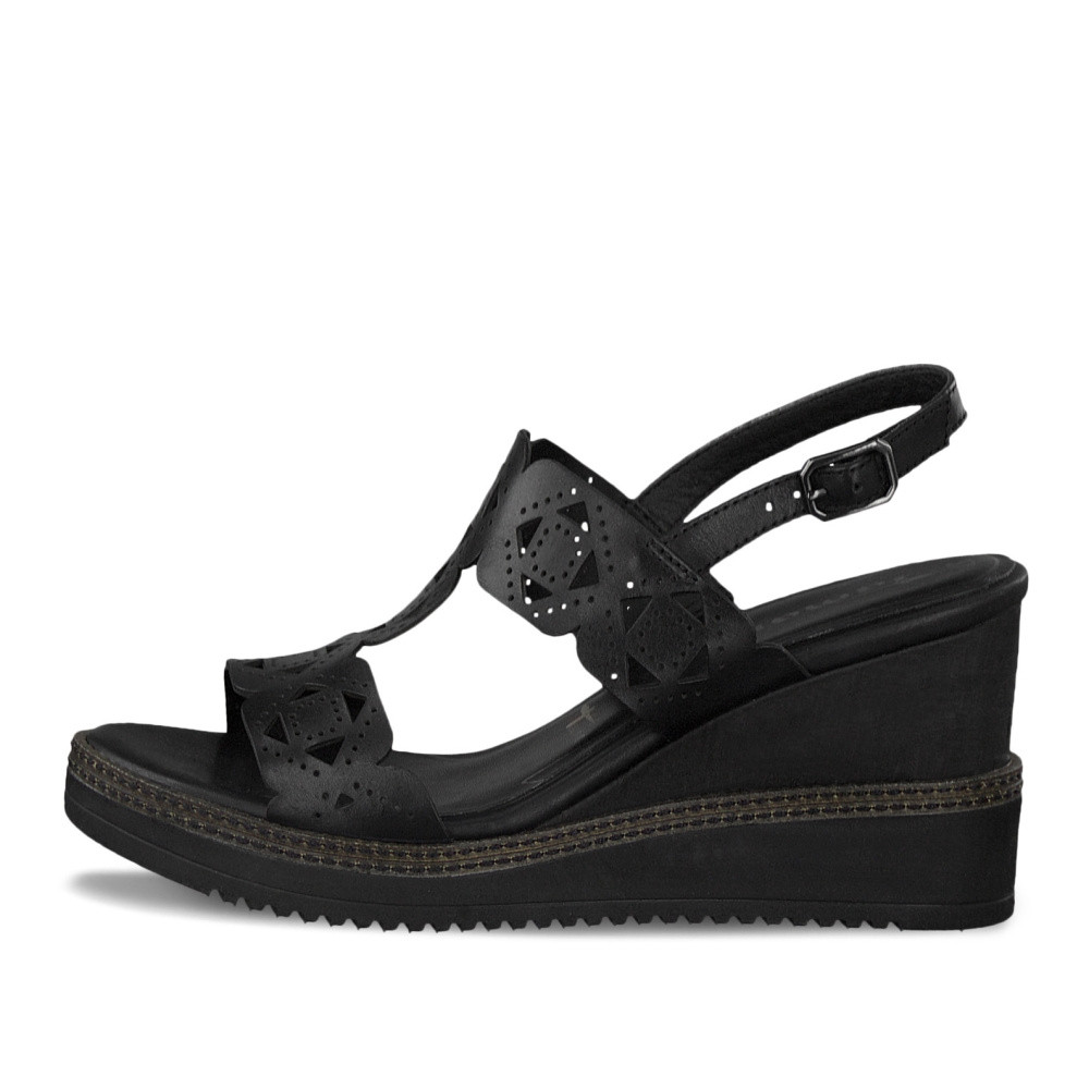 detail Dámské sandály TAMARIS 28332-26-001 černá S1