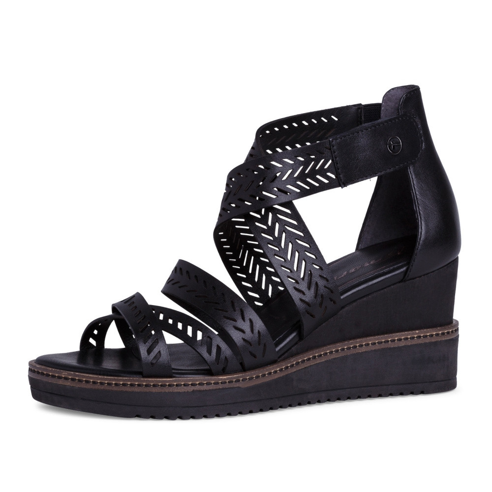 detail Dámské sandály TAMARIS 28352-26-001 černá S1