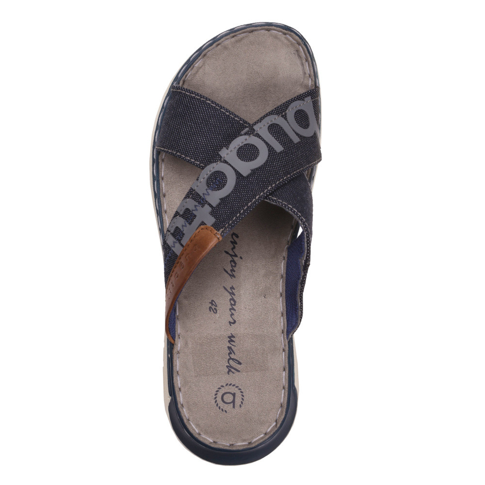 detail Pánské nazouváky BUGATTI 70785-4100 modrá S1