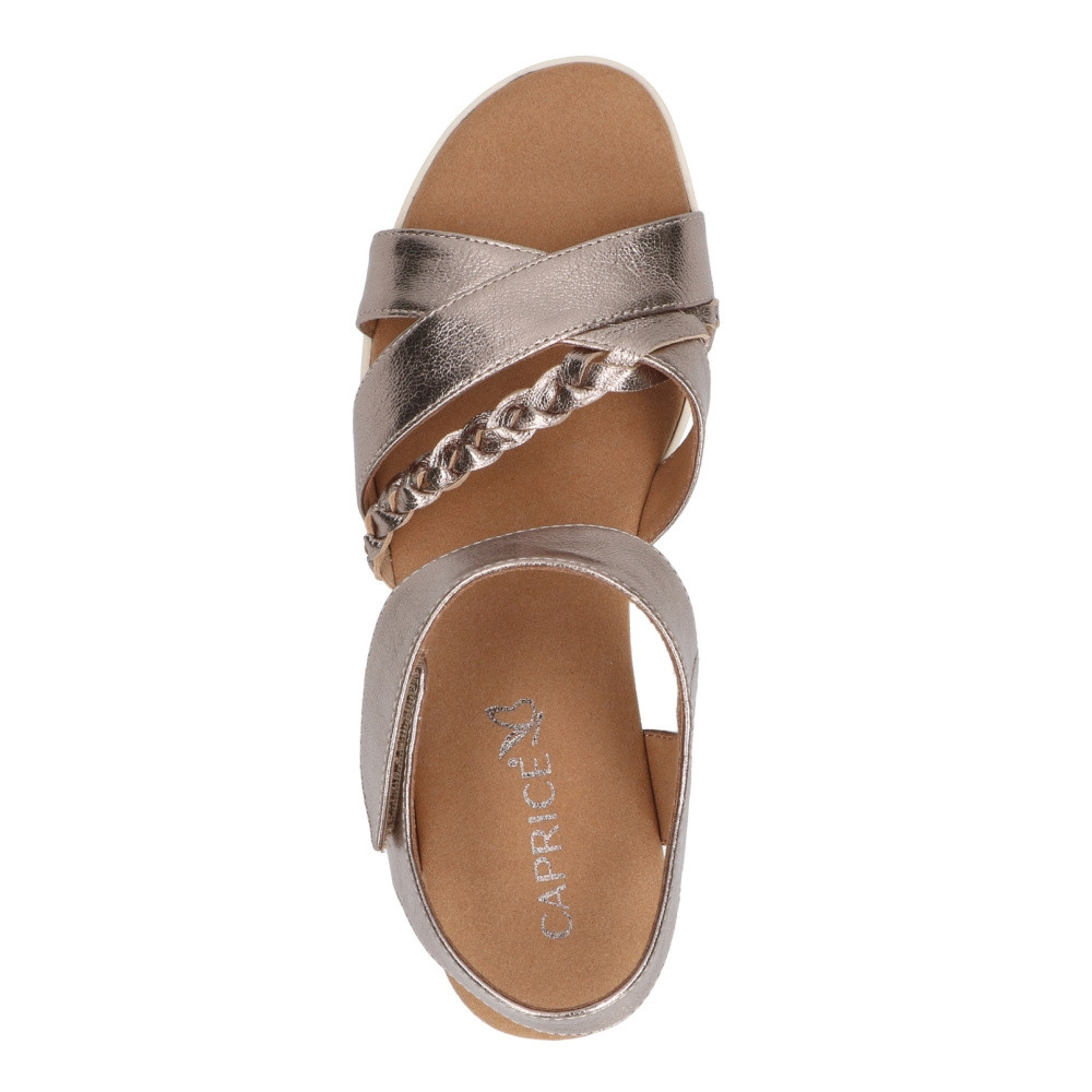 detail Dámské sandály CAPRICE CAP-10200820-S1 zlatá