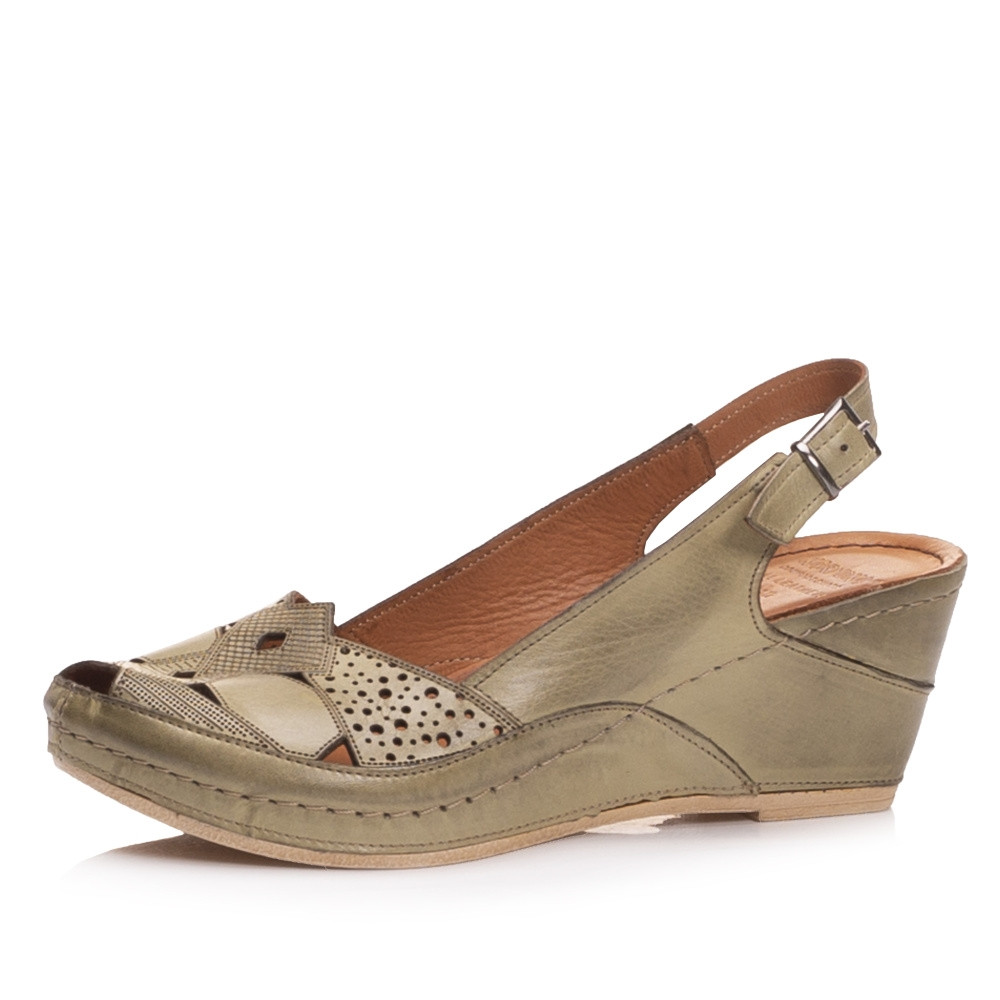 detail Dámské sandály IBERIUS IBE-10200847-S1 zelená