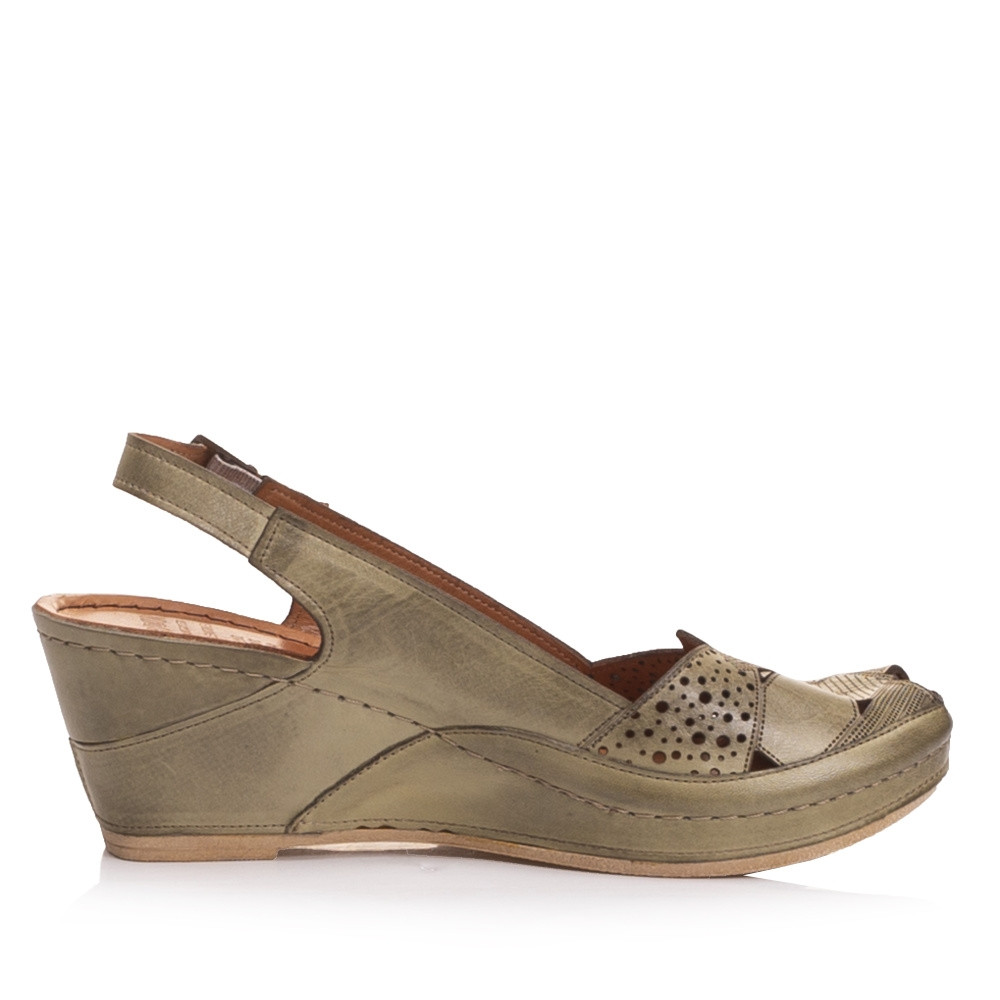 detail Dámské sandály IBERIUS IBE-10200847-S1 zelená