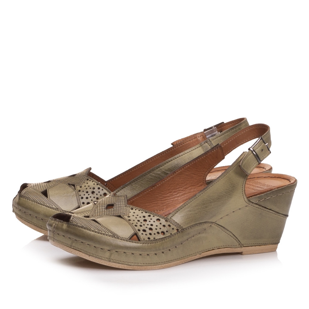 detail Dámské sandály IBERIUS IBE-10200847-S1 zelená