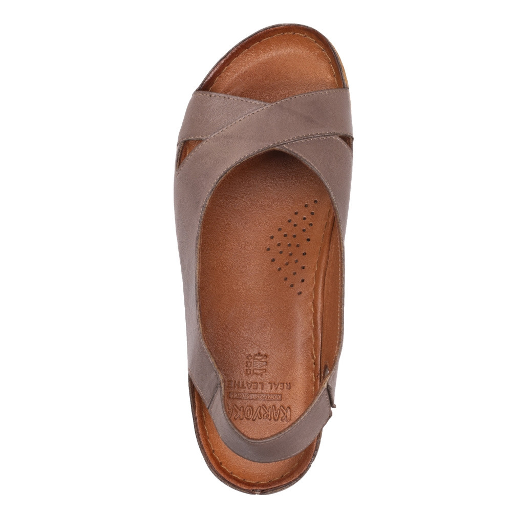 detail Dámské sandály IBERIUS IBE-10200860-S1 hnědá