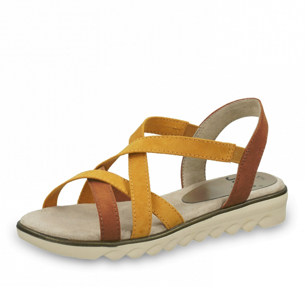 detail Dámské sandály JANA 28660-26-627 žlutá S1