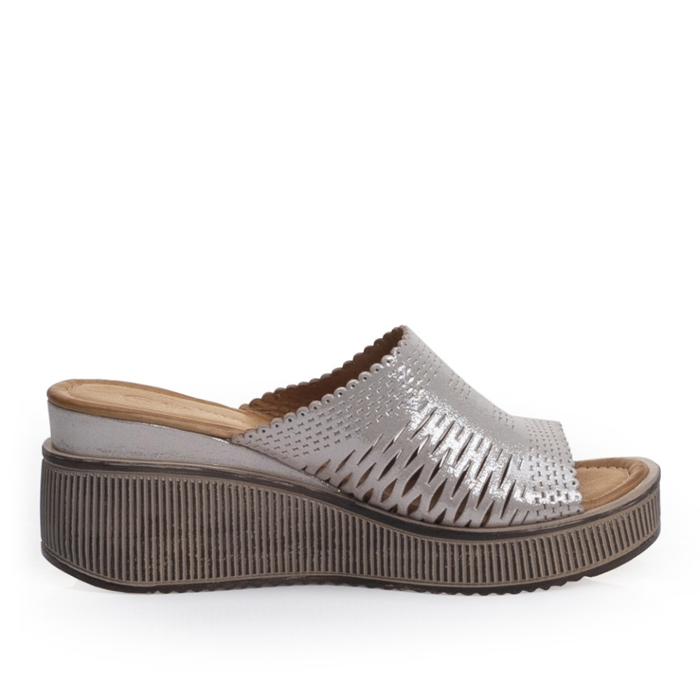 detail Dámské nazouváky IBERIUS 0414-1965-20Y stříbrná S1