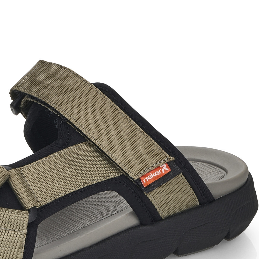 detail Pánské nazouváky RIEKER REVOLUTION 20801-52 zelená S2