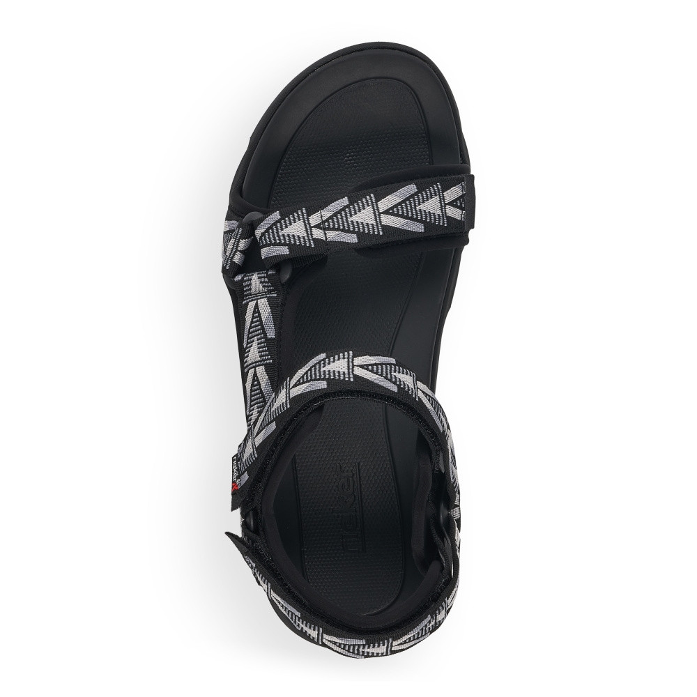 detail Pánské sandály RIEKER REVOLUTION 20802-00 černá S2