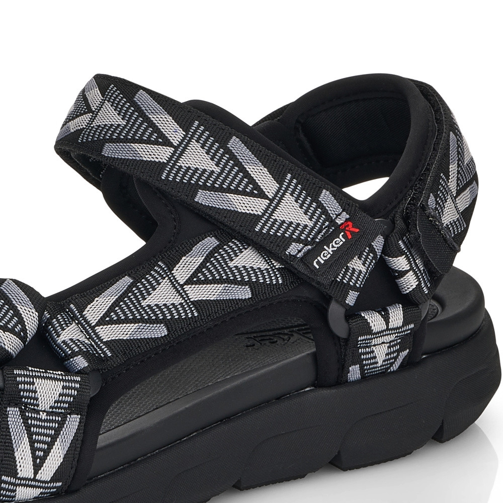 detail Pánské sandály RIEKER REVOLUTION 20802-00 černá S2