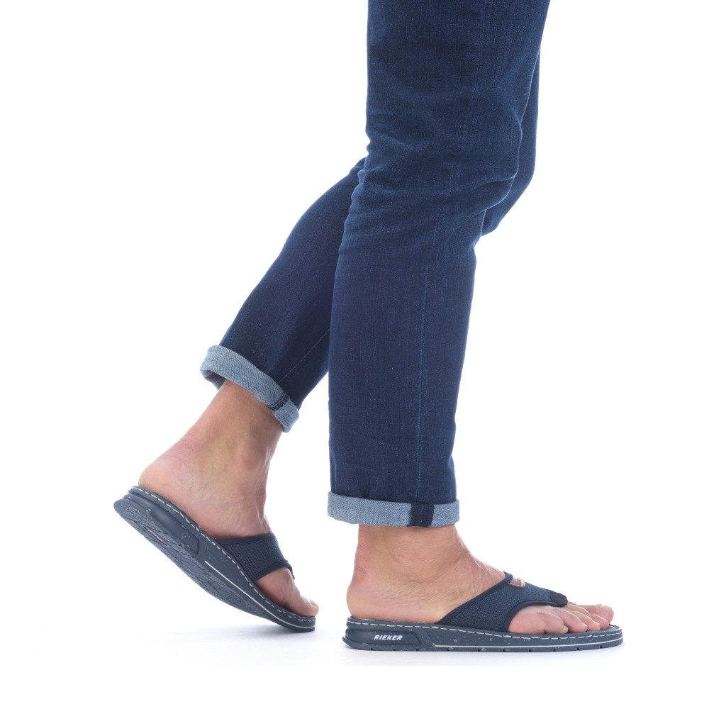 detail Pánské žabky RIEKER RIE-10200961-S2 modrá