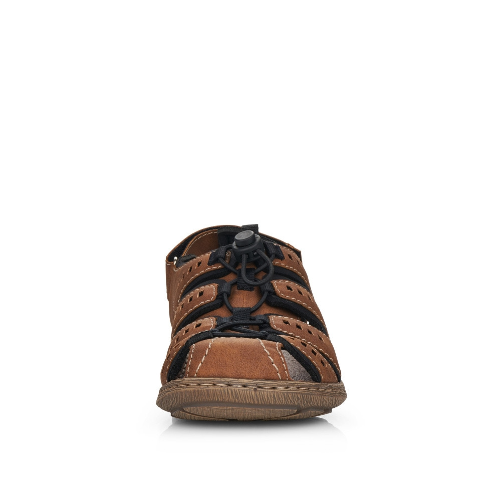 detail Pánské sandály RIEKER RIE-10200964-S2 hnědá