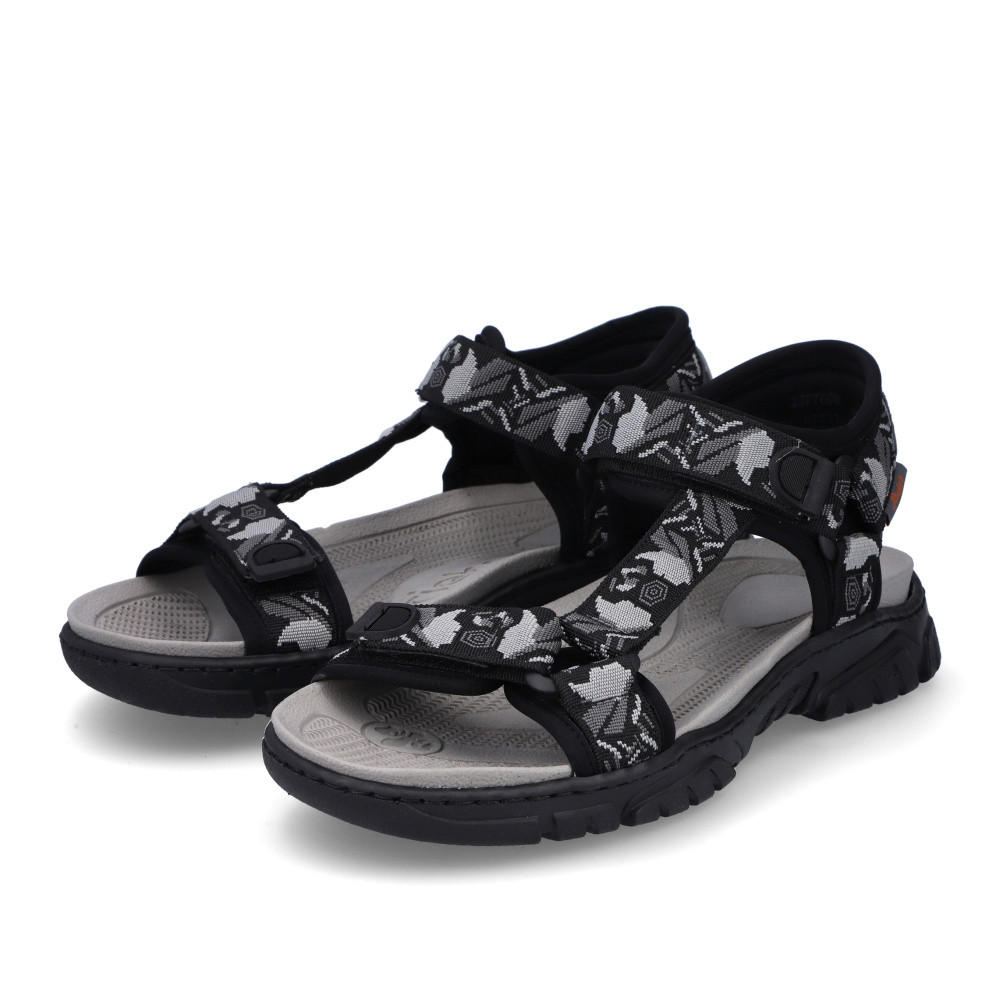 detail Pánské sandály RIEKER RIE-10200970-S2 černá