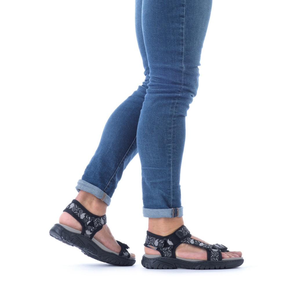 detail Pánské sandály RIEKER RIE-10200970-S2 černá