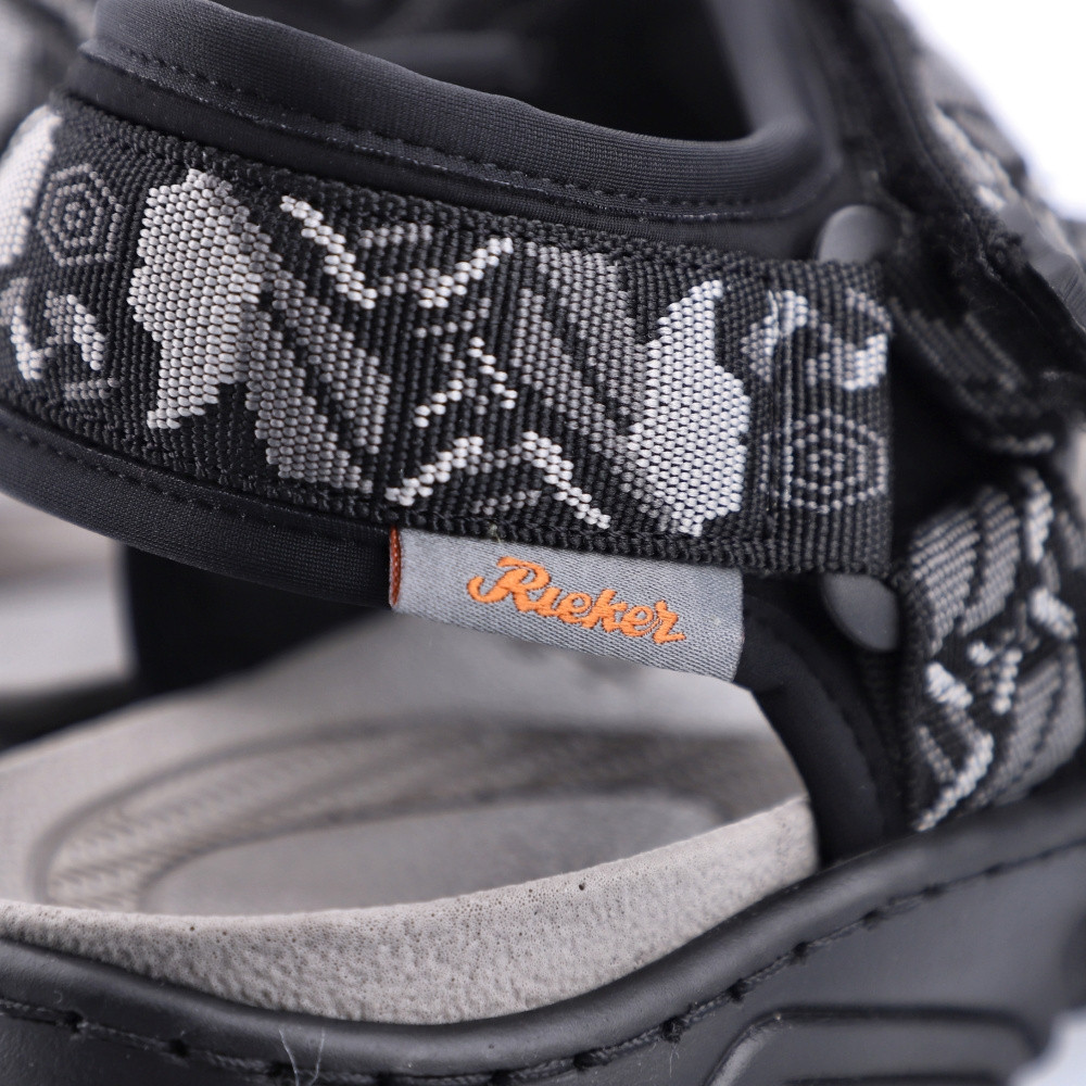 detail Pánské sandály RIEKER RIE-10200970-S2 černá