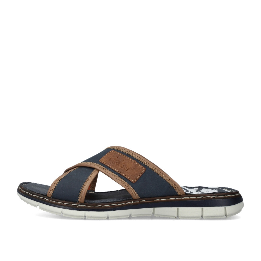 detail Pánské nazouváky RIEKER RIE-10200972-S2 modrá