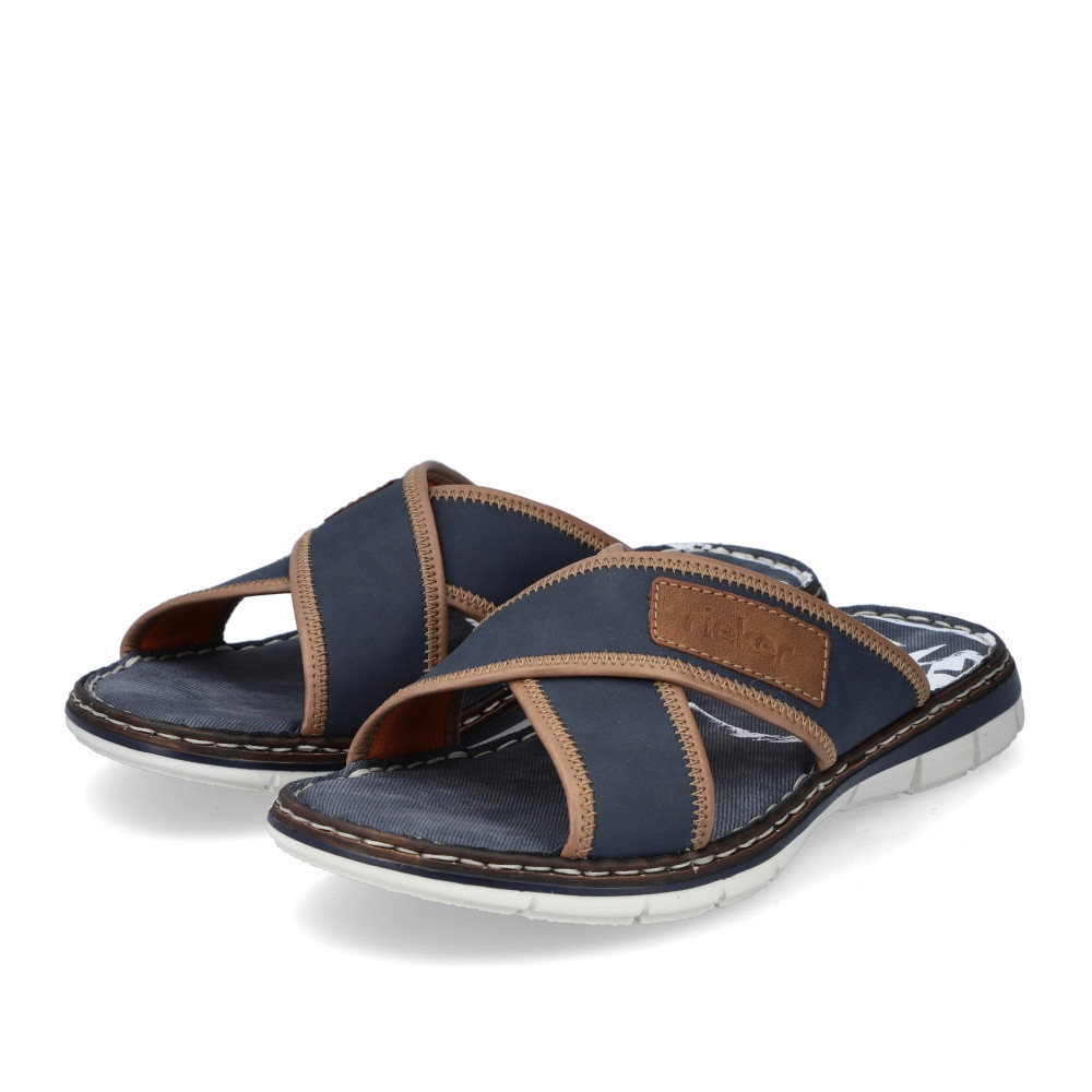 detail Pánské nazouváky RIEKER RIE-10200972-S2 modrá