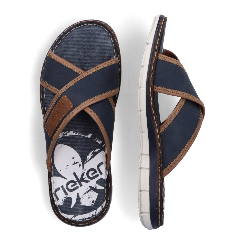 detail Pánské nazouváky RIEKER RIE-10200972-S2 modrá