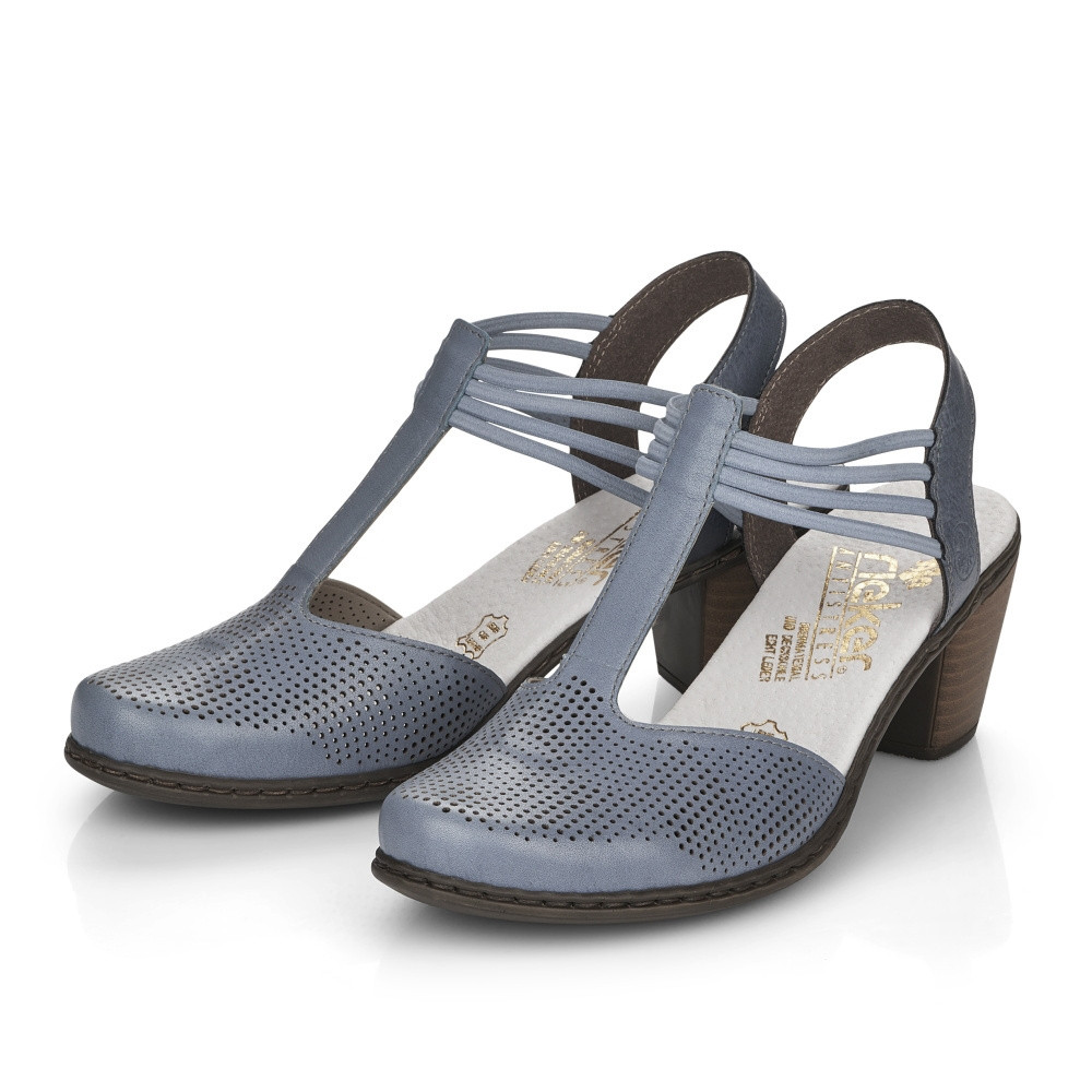 detail Dámské sandály RIEKER RIE-10200974-S2 modrá