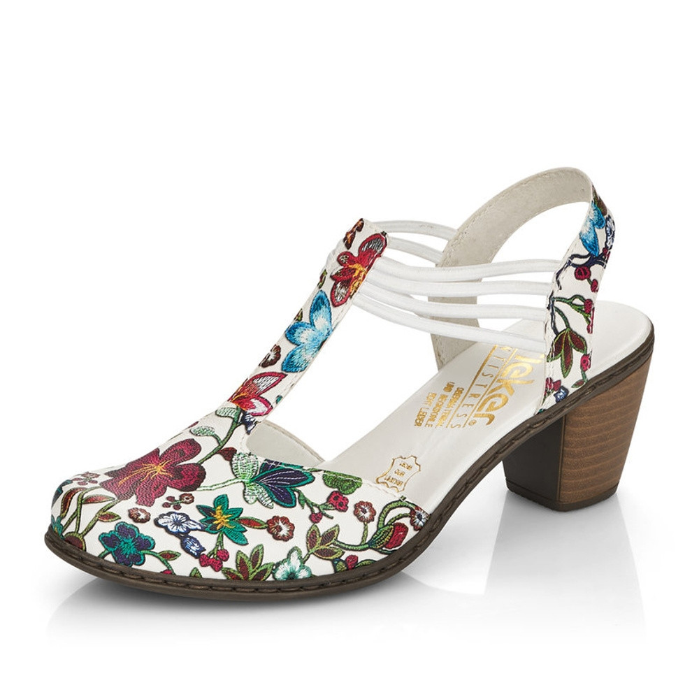 detail Dámské sandály RIEKER RIE-10200975-S2 bílá