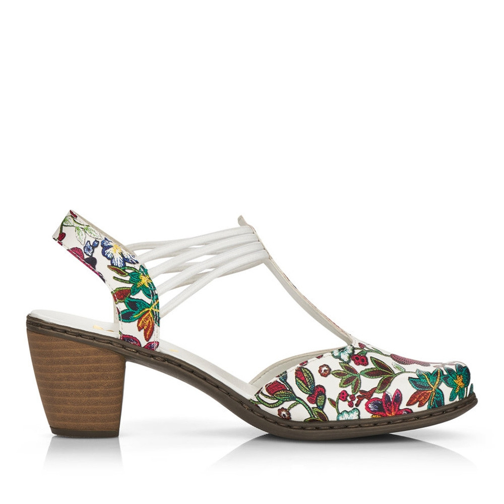 detail Dámské sandály RIEKER RIE-10200975-S2 bílá