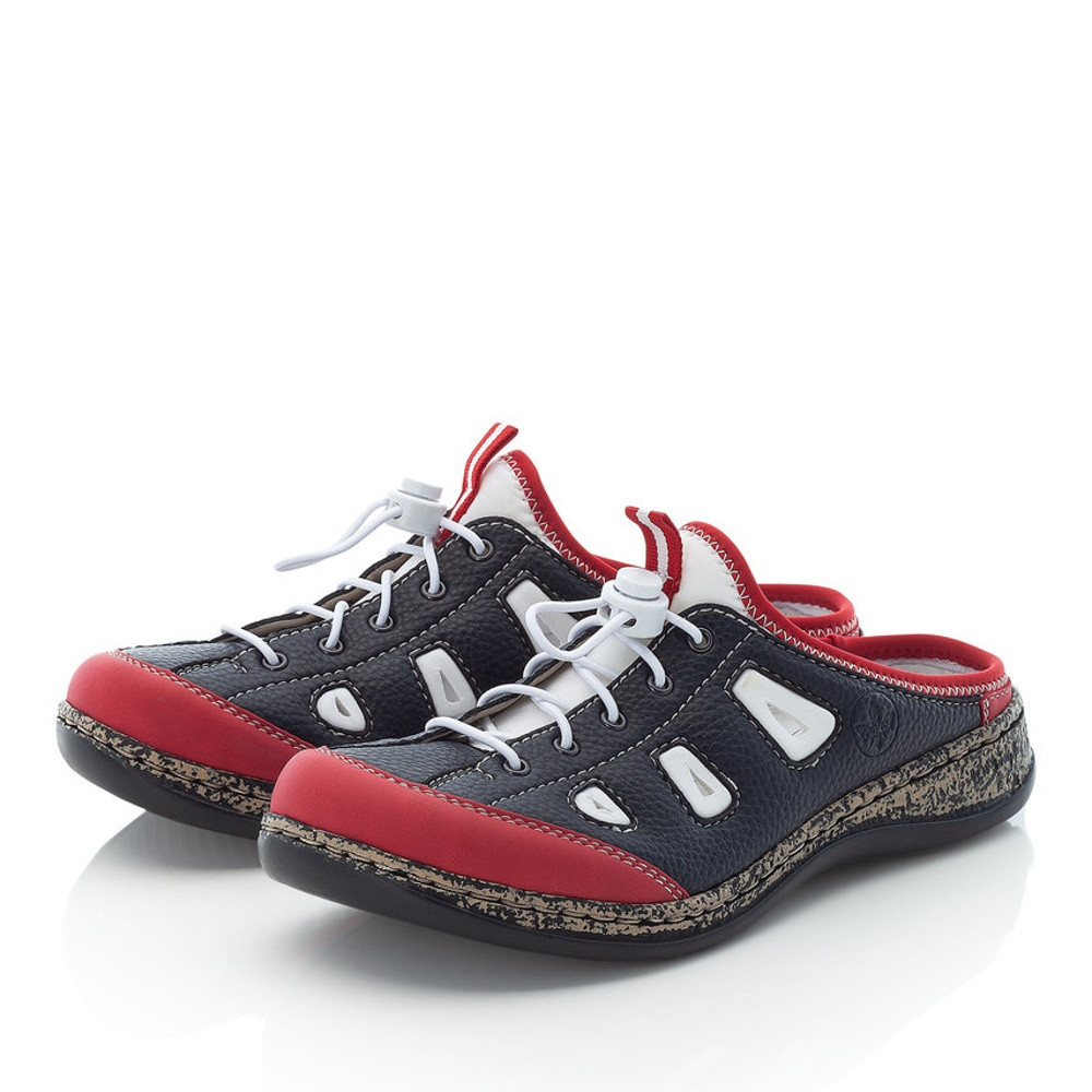 detail Dámské nazouváky RIEKER RIE-10200977-S2 modrá