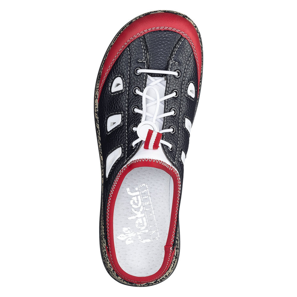 detail Dámské nazouváky RIEKER RIE-10200977-S2 modrá