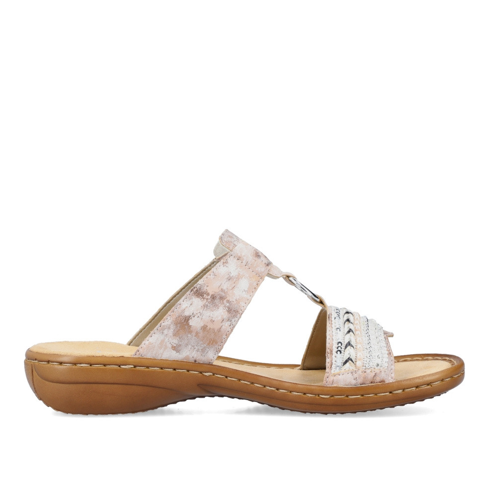 detail Dámské nazouváky RIEKER RIE-10200990-S2 růžová