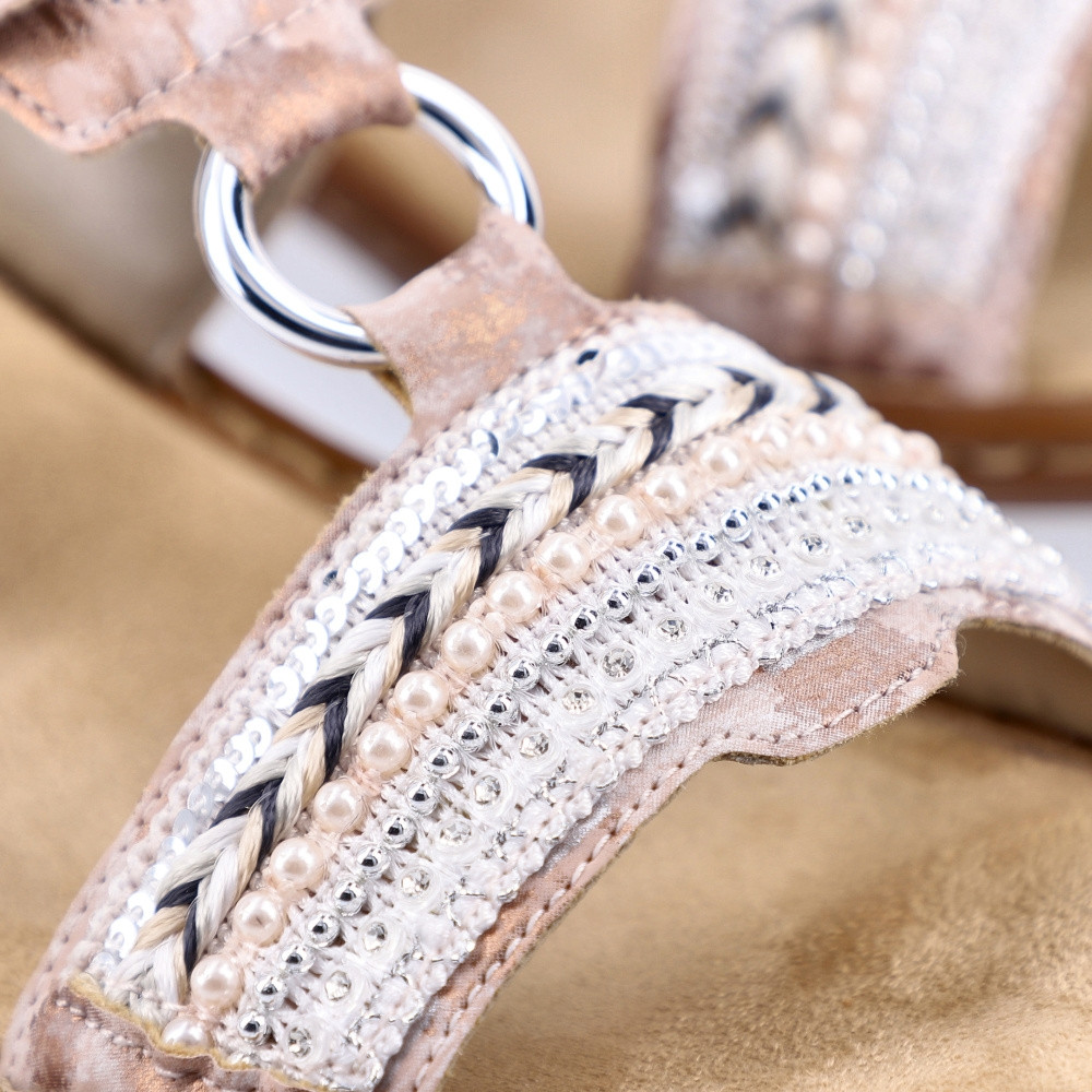 detail Dámské nazouváky RIEKER RIE-10200990-S2 růžová